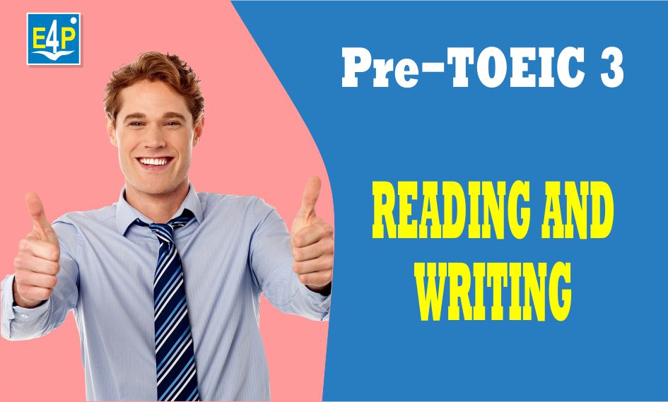 Pre-Toeic 3_Reading & Writing